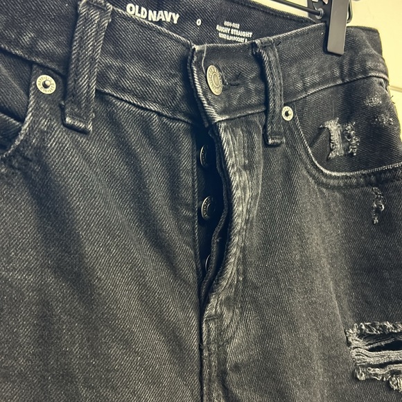 Old Navy High Rise Slouchy Straight - Picture 4 of 4